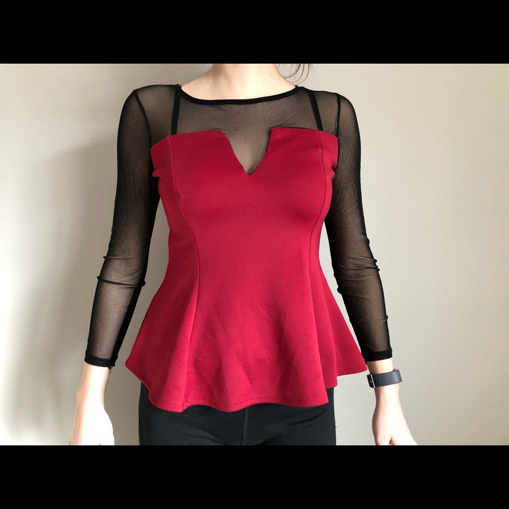 See through tee